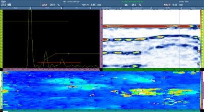 Prüfdaten des korrodierten Prüfteils