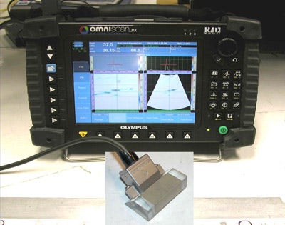 omniscan with lateral array probe