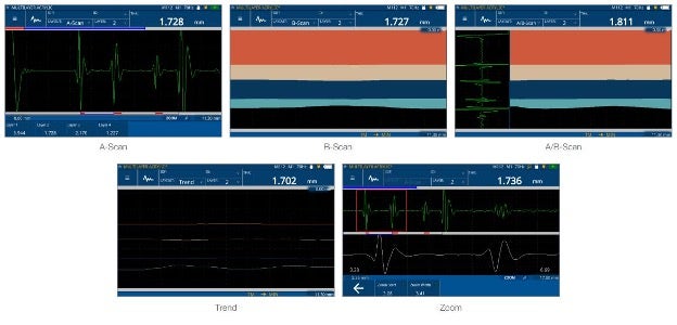 Dickenmessungen mit Ultraschall