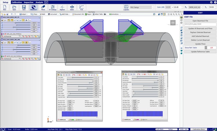 Integrierte BeamTool Optionen