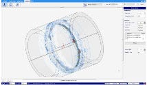 3D-Ansichten einer Schweißnaht eines Rohrs mit der erweiterten WeldSight Analysesoftware