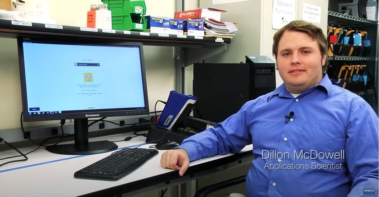 Dillon McDowell, RFA-Application Scientist bei Olympus