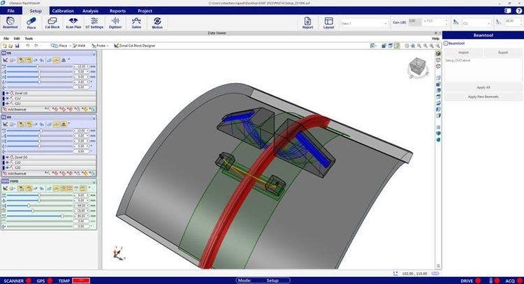 Embedded ES BeamTool software