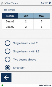 handheld xrf user interface