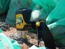 Delta HandHeld XRF testing soil sample