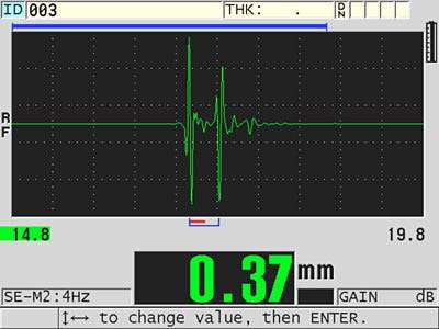 screen readout - plastic tubing