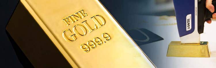 Gold bullion testing with Olympus XRF Analyzers