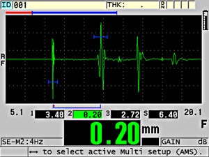 Barrier layer (frequency domain measurement)