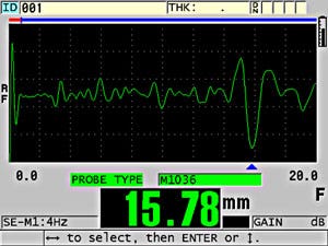 Correct reading following gain adjustment