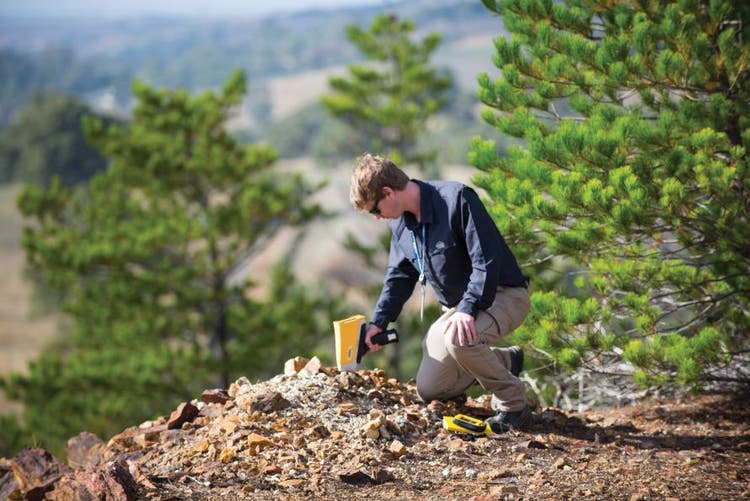 Delta Handheld XRF testing wood