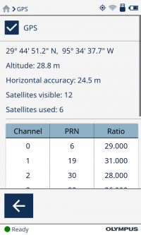 handheld xrf, user interface features