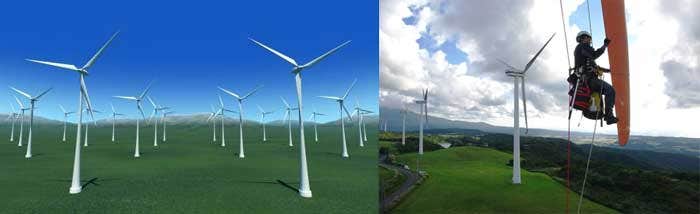 Wind power generation image