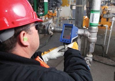 Figure 1—XRF technology enables fast, convenient PMI measurements of pipes and other components.