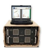 PipeWIZARD acquisition unit and motor controller box with computer and Scanner on band