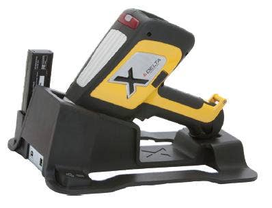 Delta Handheld XRF in docking station