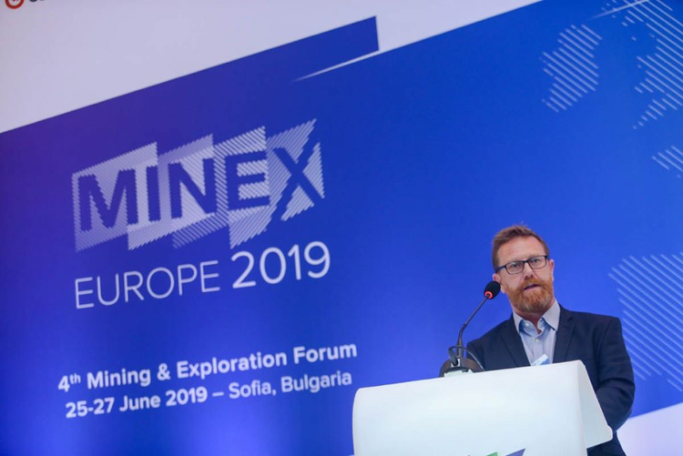 Olympus’ Todd Houlahan at Minex Europe