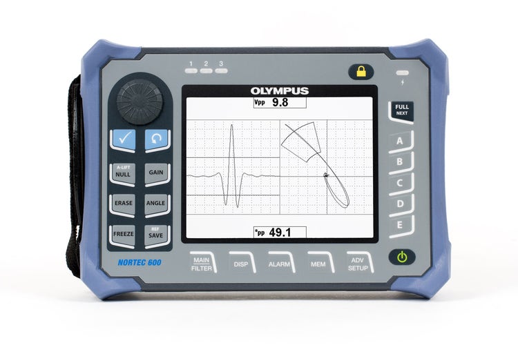 The Olympus NORTEC 600 eddy current flaw detector