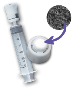 Consumable set with a nanomaterial metal collector for water analysis