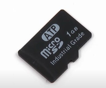 microSD card for the Vanta XRF analyzer