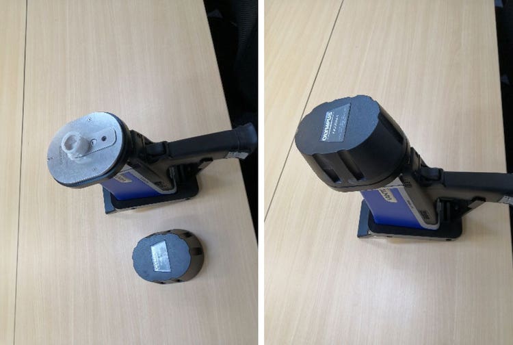 Limestone analysis using pXRF