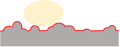 Contact area of a yogurt lid with high water repellency