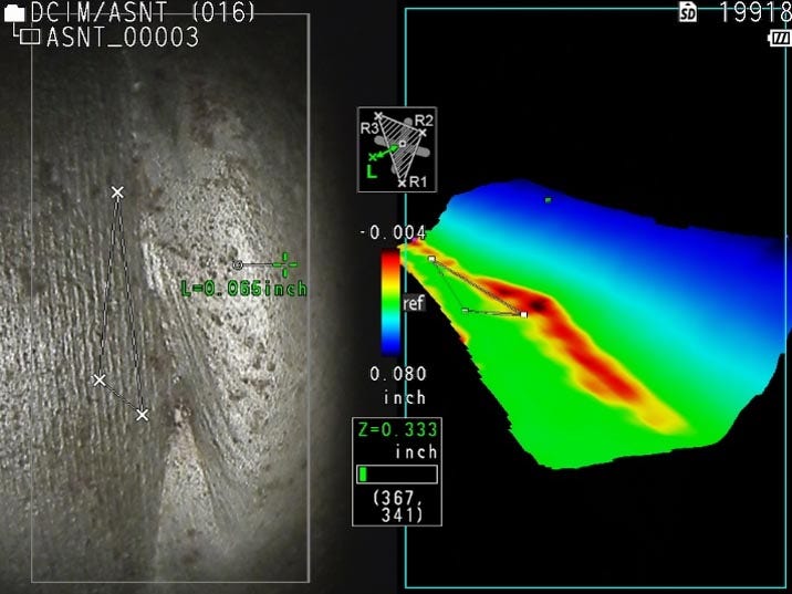 Visual weld inspection