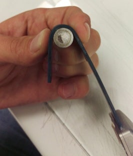 Testing the physical limits of a flexible array concave on a 12.7 mm diameter gauge