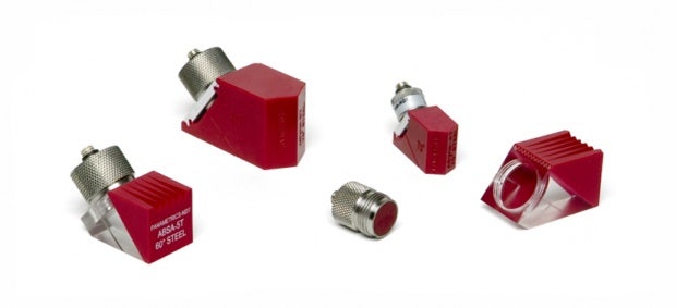 Angle beam transducers