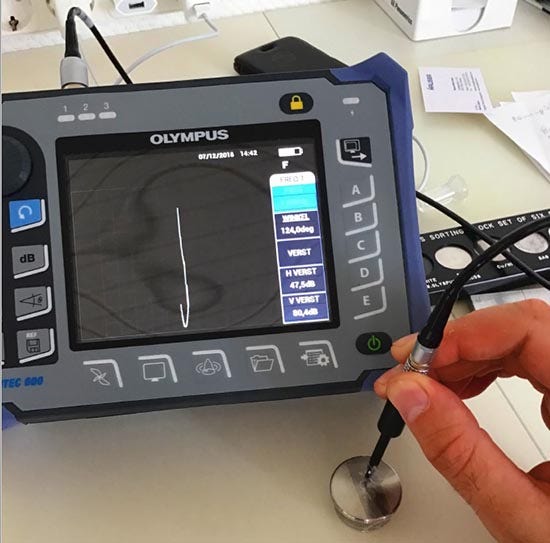 Olympus NORTEC 600 eddy current flaw detector