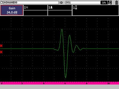 Disbonded joint/ negative peak