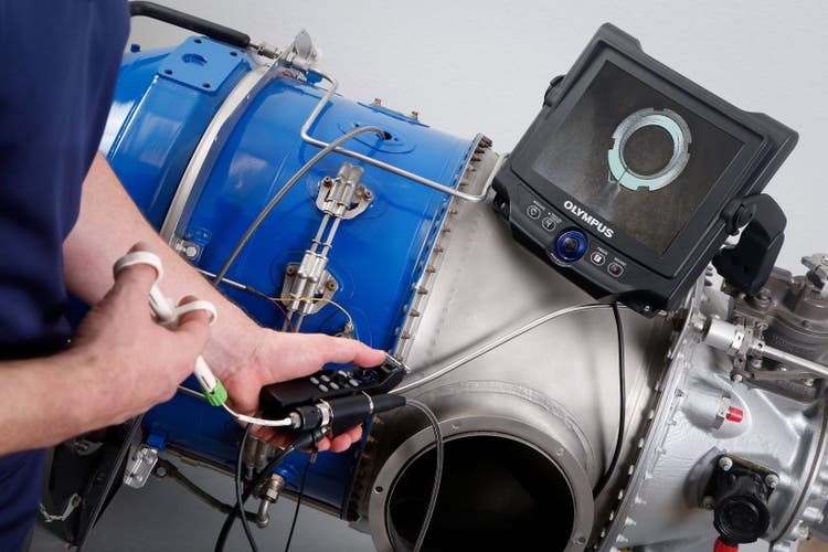 Visual inspection using a working channel scope