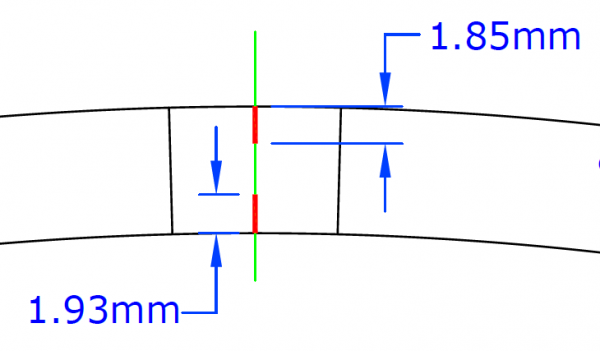 battery-powered thickness gage