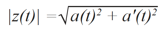 Formula for the signal envelope