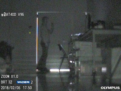 Infared Crime Scene Investigating Crime Using an Industrial Videoscope with Infrared (IR ...