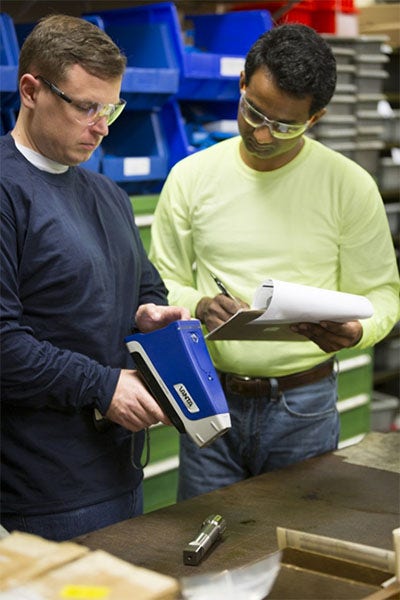 Análisis XRF durante todo el proceso de fabricación de metales