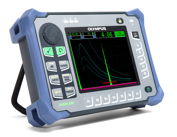 Detector de defectos ultrasónico para inspeccionar embarcaciones