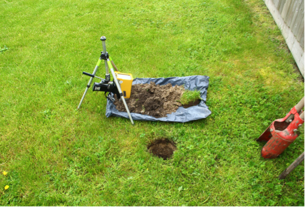 Testing garden soil using portable XRF analysis