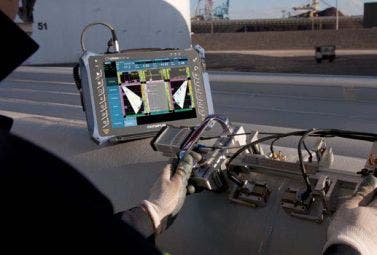 Ampiezza del C-scan mediante il rilevatore di difetti OmniScan