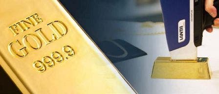 Analisi di lingotti d'oro