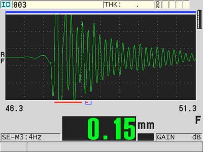 Tubo di acciaio: Diametro di 1,5 mm (0,060 in.), spessore della parete di 0,15 mm (0,006 in.)