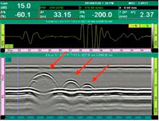 Schermata A-scan