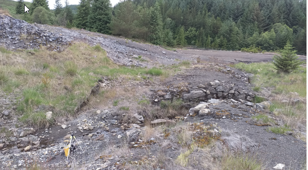 Testing soil at a lead mine using a portable XRF gun