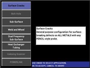 Anwendungsmenü und Konfigurationsmenü