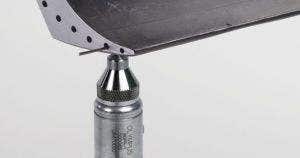 Misura di una pala di turbina mediante il target a filo