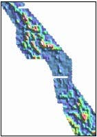 Figure 2: Contour Plot of nickel in soils from Pioneer Nickel's Fraser Range Project in Western Australia. Handheld XRF results are displayed on the left and laboratory results (Aqua Regia) on the right.
