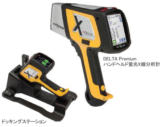 Delta Handheld XRF in docking station