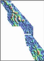 Figure 2: Contour Plot of nickel in soils from Pioneer Nickel's Fraser Range Project in Western Australia. Handheld XRF results are displayed on the left and laboratory results (Aqua Regia) on the right.