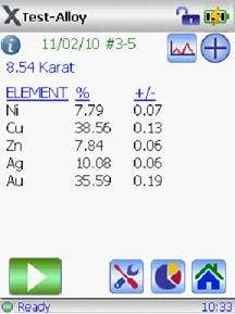 gold assay soft shot karat element