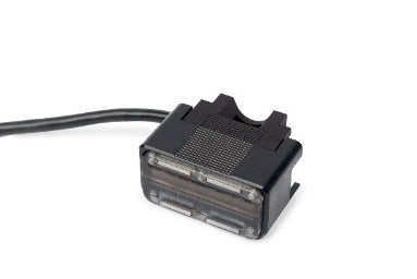 A black device with a wire Description automatically generated