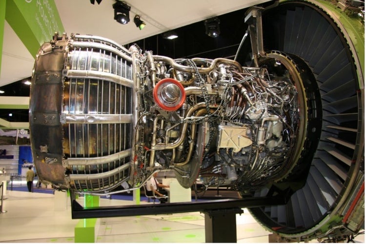 GEnxエンジン。画像提供：Georges Seguin (Okki), CC BY-SA 3.0（Wikimedia Commonsより）